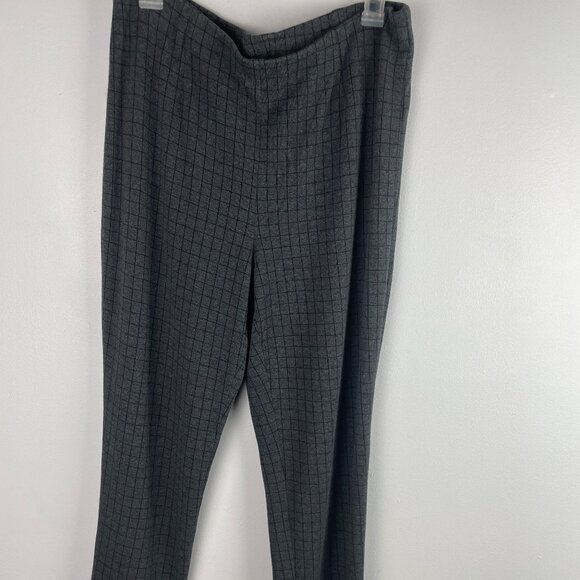 J. Jill Ponte Leggings Large Petite Slim leg Gray Design - Picture 1 of 5